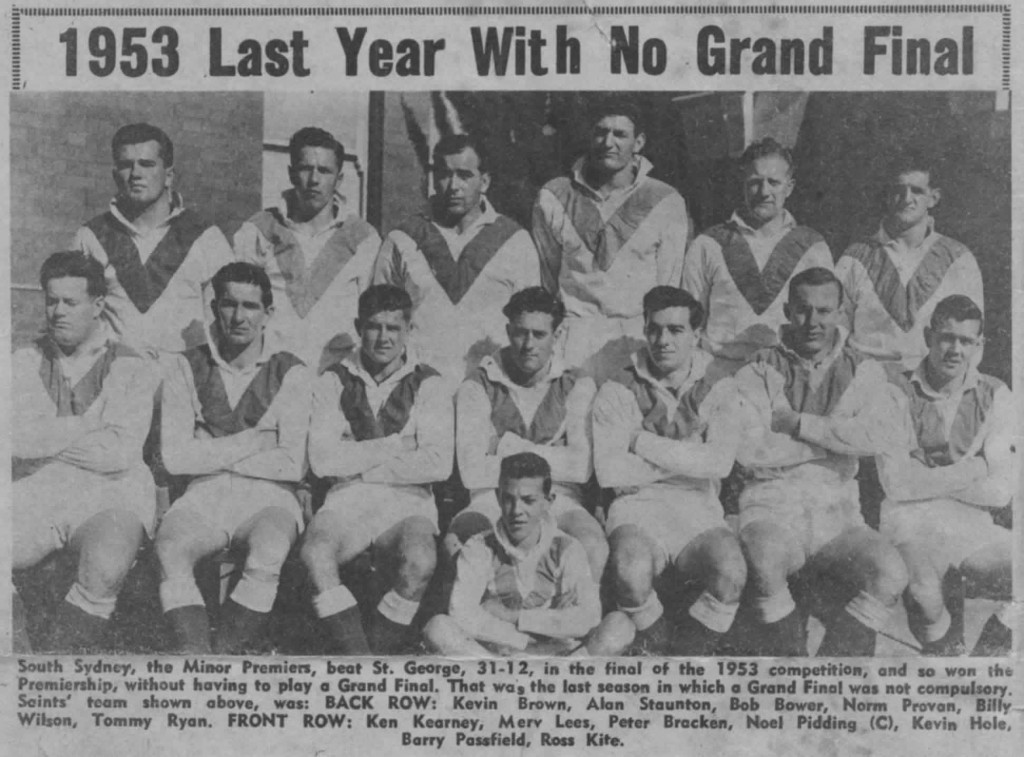 1953 team photo and names no story